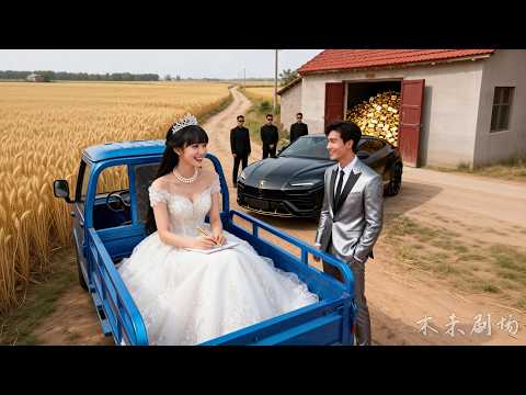 灰姑娘被迫嫁給鄉下沒人要的窮小子，本來以為會受苦，誰料糙漢老公是頂流首富，婚後寵她上天！#灰姑娘霸總 #瑪麗蘇 #甜寵  #鄉下老公又撩又帥