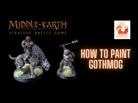 How to paint Gothmog, Lieutenant of Sauron. (Painting tutorial)