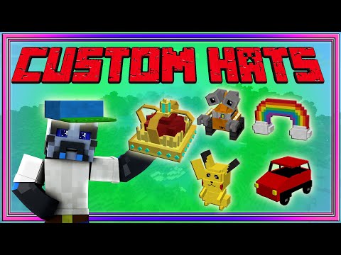 How To Make CUSTOM HATS in Minecraft! Pt.1