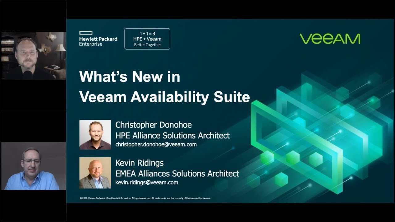 What’s New in Veeam Availability Suite V10 video