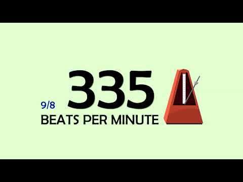 335 BPM 9/8 Metronome