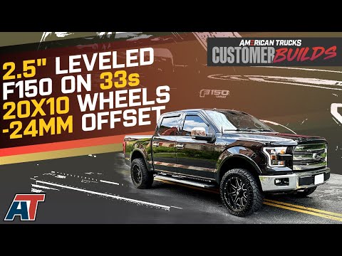 Leveled F150 on 33's with Fuel Wheels 20x10 Wheels & 24mm Offset | AmericanTrucks Customer Builds