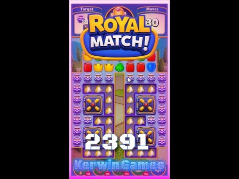 Royal Match Level 2391 - No Boosters Gameplay