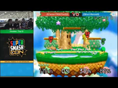 SSC 2016 Smash 64 Doubles - Tacos & TR3GTheZ Vs. Kort & Banze - SSB64 Winners Quarters