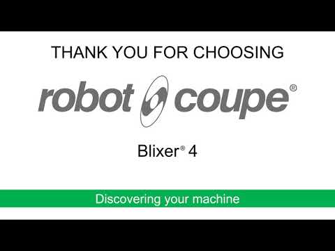 Robot Coupe BLIXER 4 Blixer, Commercial Blender/Mixer, vertical, 4.5 liter capacity, stainless steel bowl with handle, stainless steel "S" serrated