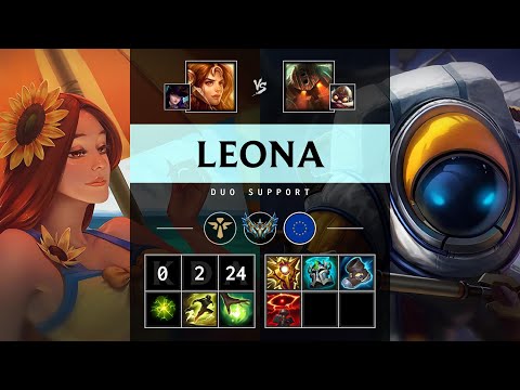 Leona Support vs Nautilus - EUW Challenger Patch 25.21