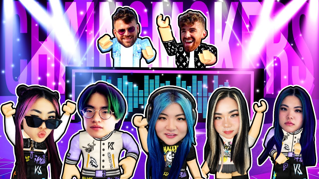 KREW & The Chainsmokers play Roblox!