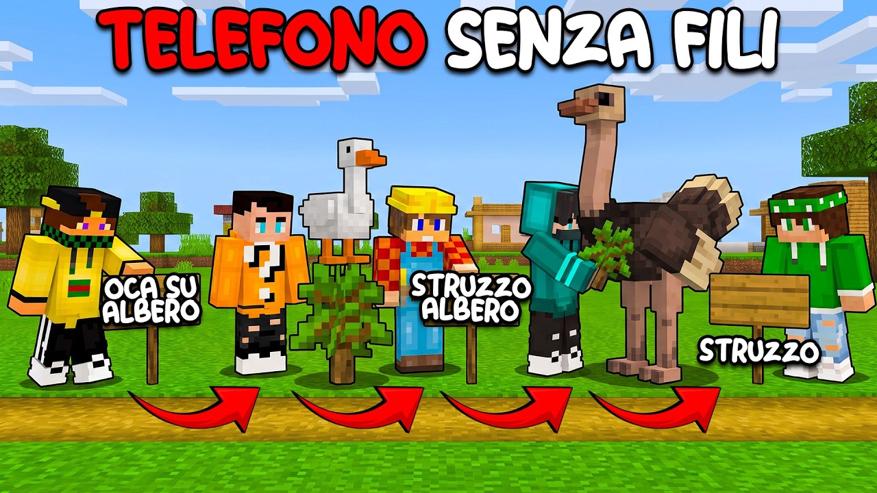 HO GIOCATO A TELEFONO SENZA FILI *SENZA SENSO* MINECRAFT