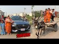 New Car Surprise Mamu Family Take Mami For A Donkey Ride