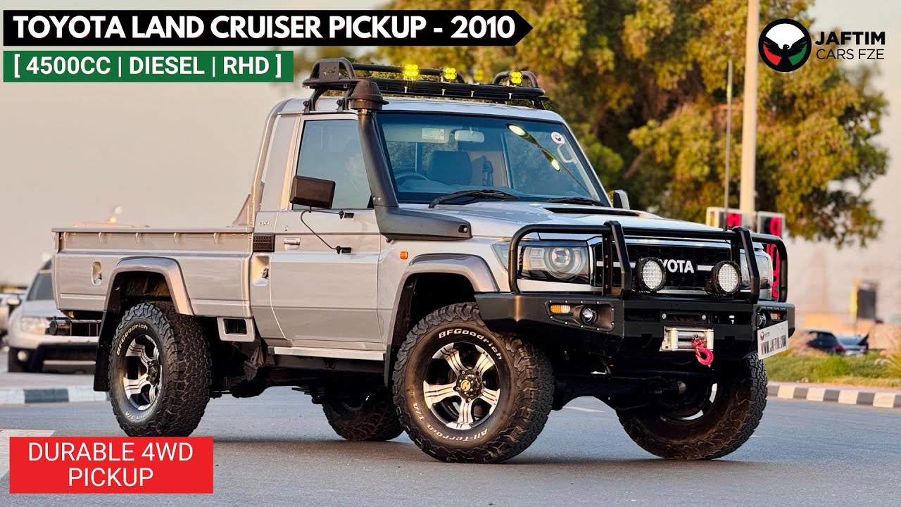 Toyota Land Cruiser Pick Up PREMIUM BULL BAR INSTALLED | RHD | 2010 | SINGLE CABIN | MANUAL TRANSMISSION | AIR SNORKEL | 4.5L DI video