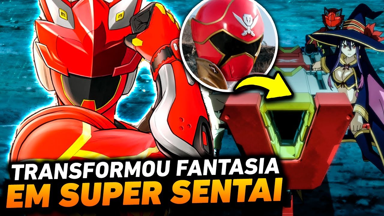 TRANSFORMARAM FANTASIA EM SUPER SENTAI - ANIME RANGER VERMELHO EP. 2