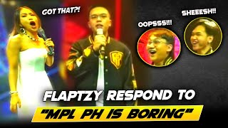 FLAPTZY RESPONDS to MPL PH IS BORING    [ENG SUB]