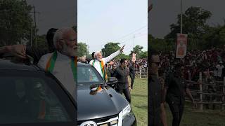 PM Modi receives a grand Welcome in Balasore, Odisha | #shorts