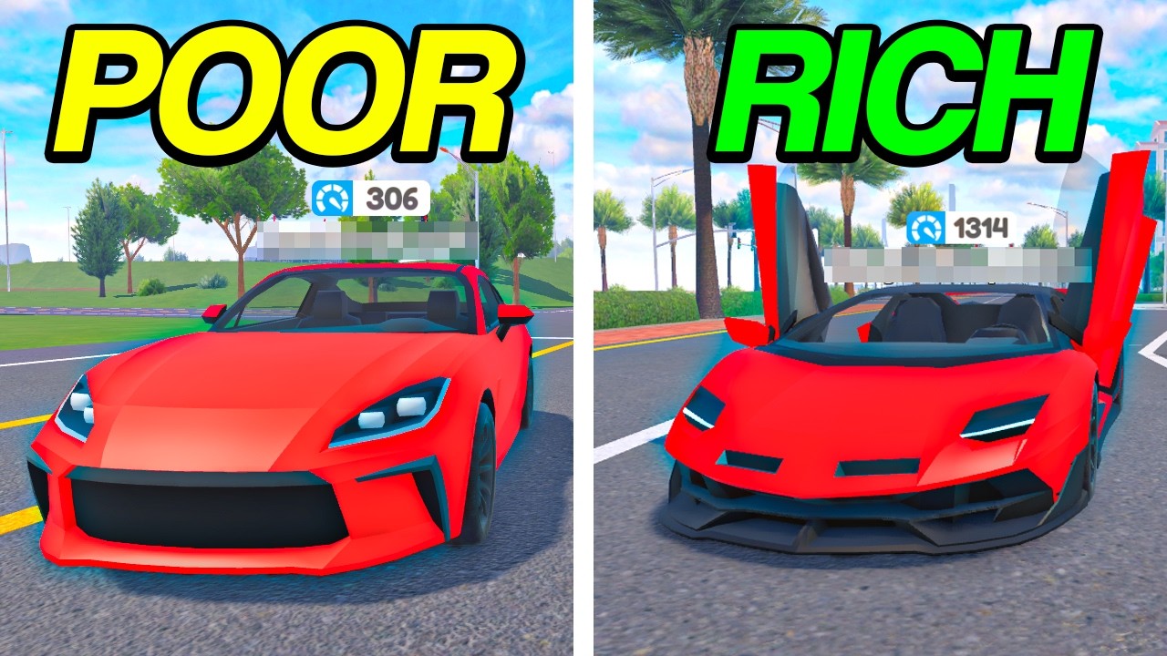 GOING FROM POOR TO RICH IN ROBLOX DRIVE WORLD