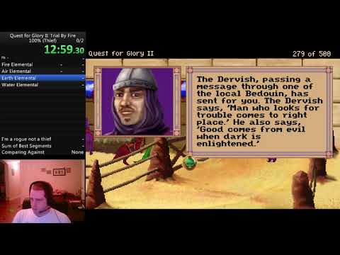Quest for Glory 2: Trial by Fire (AGD Interactive Remake), Thief 100% in 25:43 by davidtki