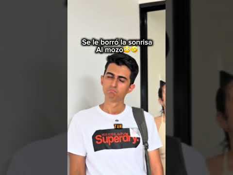 Se le borró la sonrisa al mozo 😳🤣