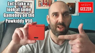 Let's take a look at some Gameboy on the Powkiddy V90