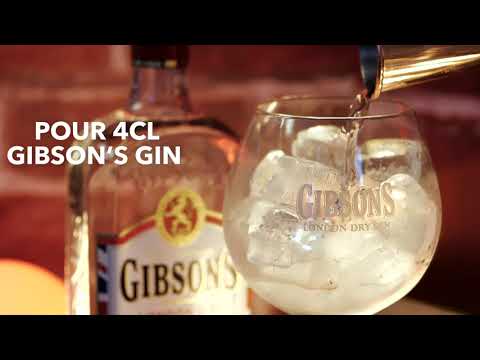 GIBSON'S London Dry Gin : Gin & Tonic Cocktail