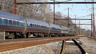 preview picture of video 'Amtrak, SEPTA and NJT Action Sunday after Thanksgiving 2009'