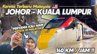 Download lagu FIRST TIME RIDING AND GOT THE NEWEST ONE‼️ TOOK MY WIFE ON A MALAYSIAN TRAIN 🥰🇲🇾 | ETS3 JOHOR - KL mp3