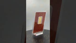 Valcambi 24-Karat-Goldbarren mit einem Gewicht von 5 Gramm