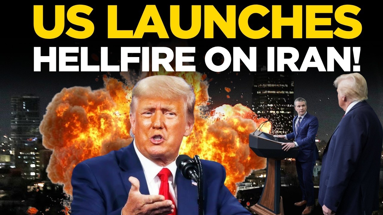 Trump Speech LIVE: Trump Launches New Missiles Towards Tehran Tonight?  | US Attack Iran LIVE