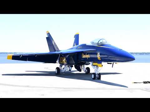 How Paint Transforms a Blue Angels Aircraft? ( Time Lapse )