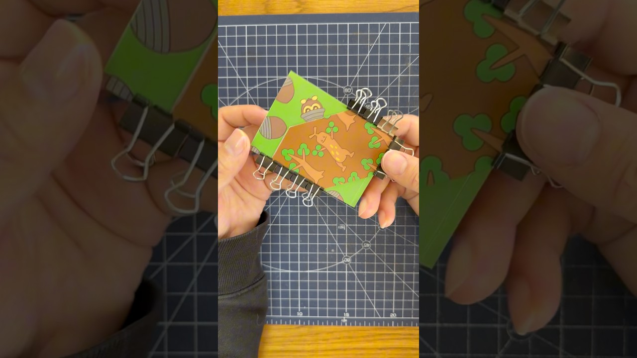 ポケモンとミスドの箱が捨てられなかったから切り抜いて作ってみました？！#shorts #ポケモン #ミスド #ハンドメイド #リメイク #diy