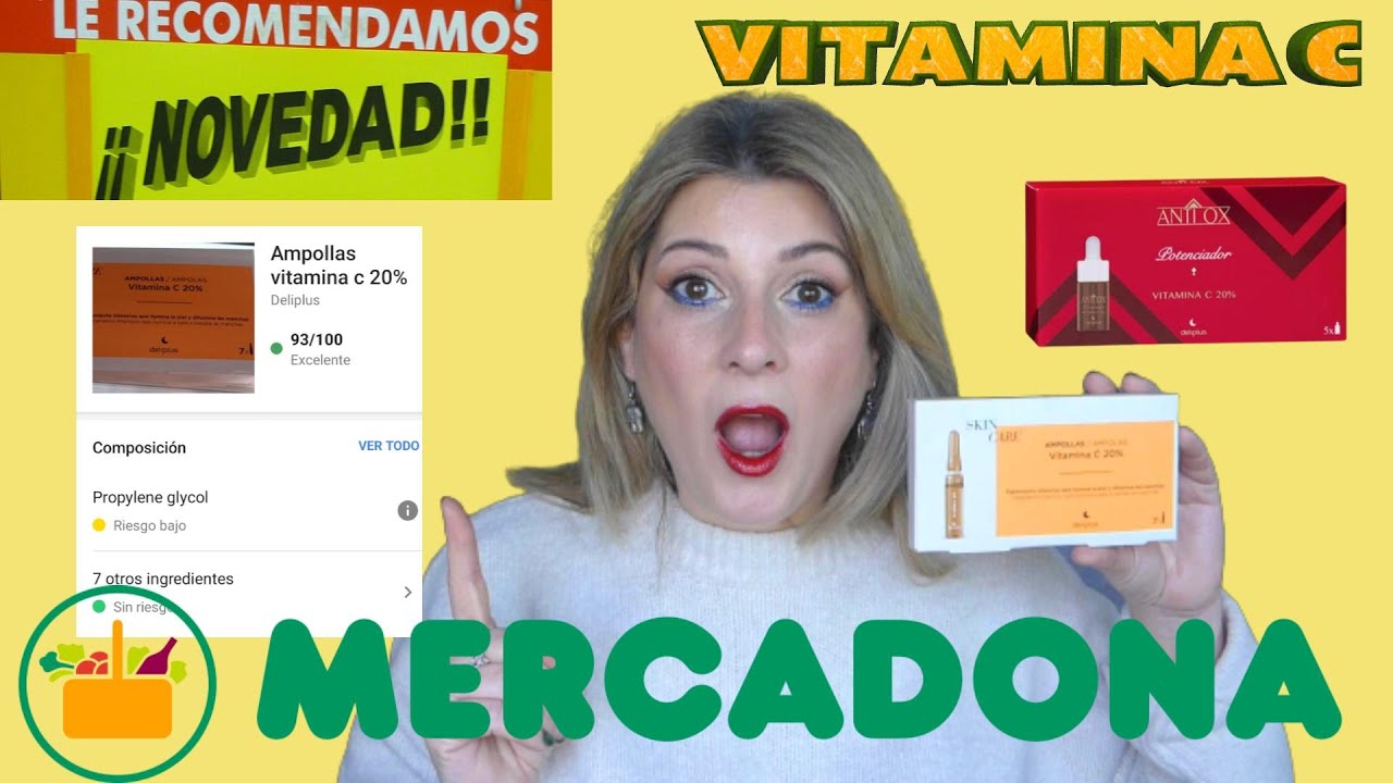 🔥NUEVAS AMPOLLAS DE VITAMINA C 🍊 MERCADONA