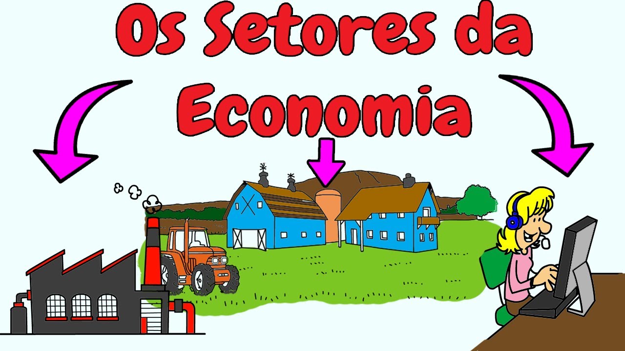 Os Setores da Economia - Primário, Secundário e Terciário - Geografia