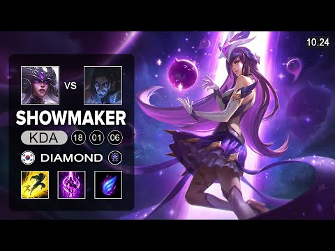 Showmaker Syndra Mid vs Sylas - KR Master Patch 10.24