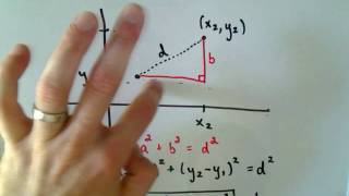 The Distance Formula - Deriving the Formula from Pythagorean Theorem