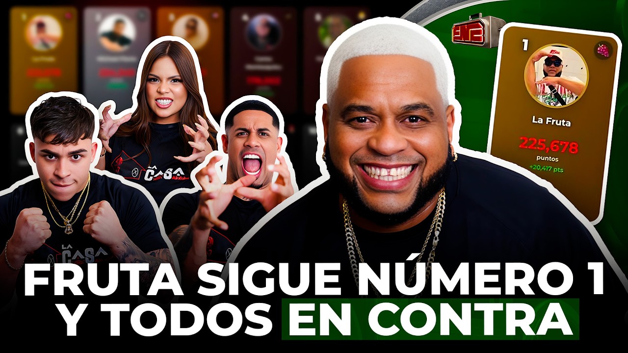 FRUTA SIGUE NÚMERO 1 Y TODOS EN CONTRA EN CASA DE ALOFOKE 2