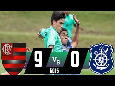 GOLS - FLAMENGO 9X0 OLARIA - JOGO TREINO