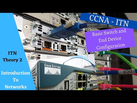 Cisco Netacad Introduction to Networks course -  Module 2 - Basic Switch and End Device Config.