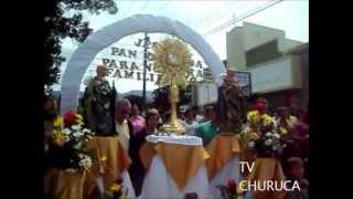 preview picture of video 'Procesión del Corpus Christi en San Rafael de Oreamuno, Cartago, 2012, TV CHURUCA.'