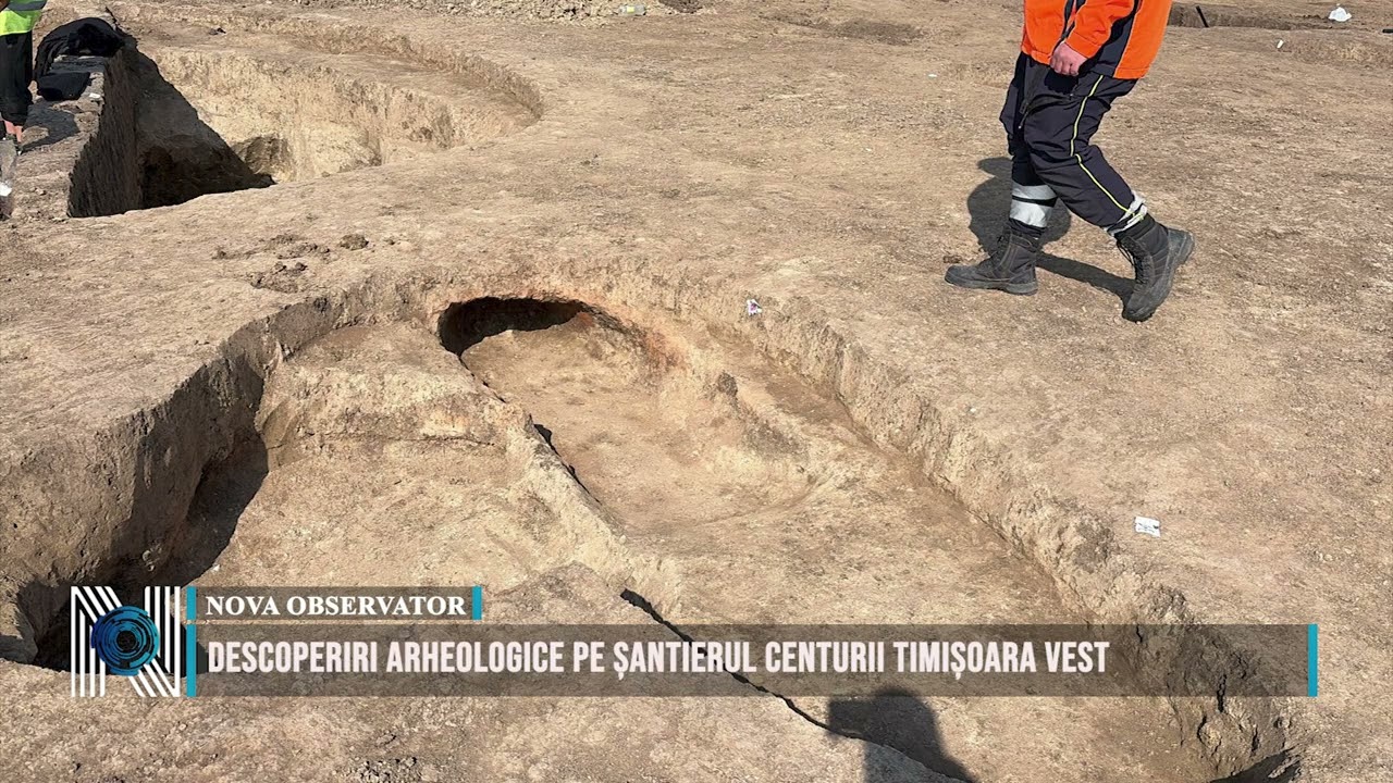 Descoperiri arheologice pe șantierul centurii Timișoara Vest