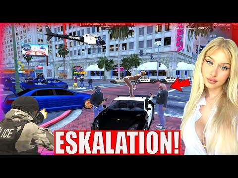 STATE BANK ROBBERY ESCALATES COMPLETELY IN GTA 5 RP🤬😱| GVMP HIGHLIGHTS #672