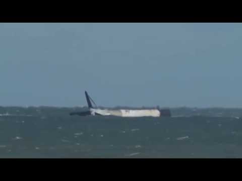 RAW SpaceX Falcon 9 rocket Landing Fail lands on ocean instead December 2018 News Video