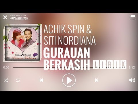 Achik Spin & Siti Nordiana - Gurauan Berkasih [Lirik]