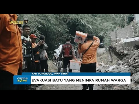 POLRES PONOROGO KUNJUNGI BENCANA LONGSOR