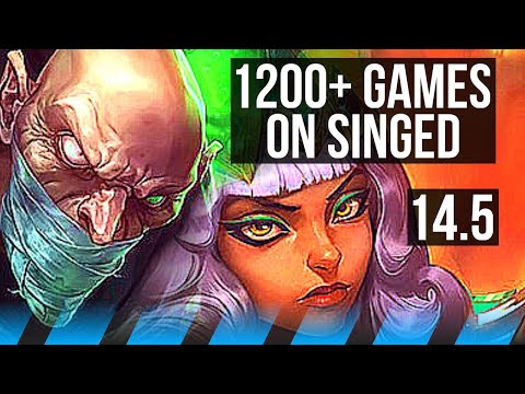 SINGED vs QIYANA (MID) | 1200+ games | NA Master | 14.5
