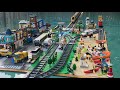 2021 Awesome LEGO Train Set Houses Gardens And Pools