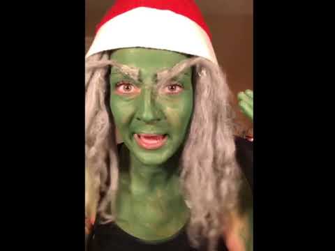 Grinch Makeup Tutorial after Special Treats
