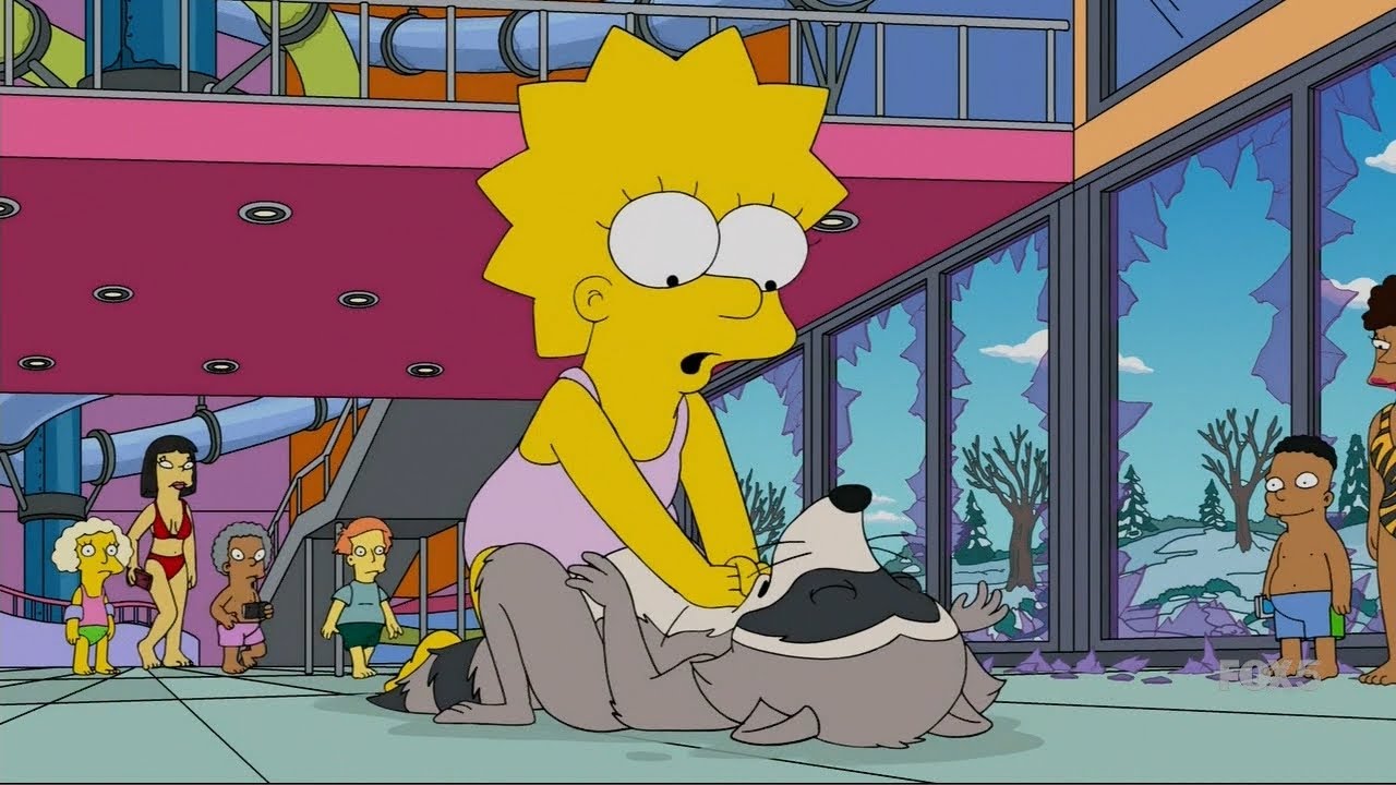 [Simpson Episode] Lisa saved the raccoon and became a star