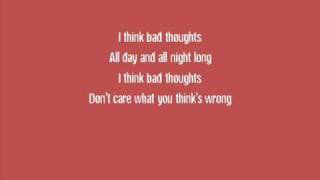 [Official] I think Bad thoughts lyrics