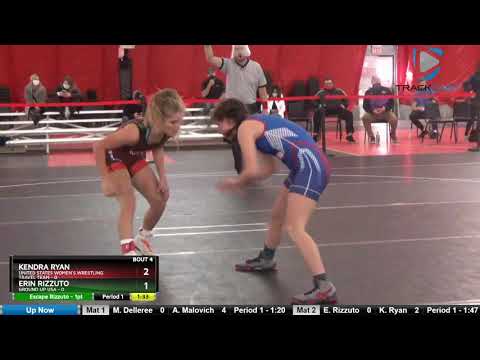 USAW TOA Club Duals HS Boys/[boutNo] 106 Erin Rizzuto Ground Up USA Vs Kendra Ryan United States W