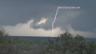 preview picture of video '5/25/2014 Del Rio, TX US -Mexican Boarder Supercell Lightning'