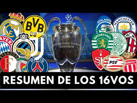 8 MINUTOS de los 16vos de final de la Champions League 2025