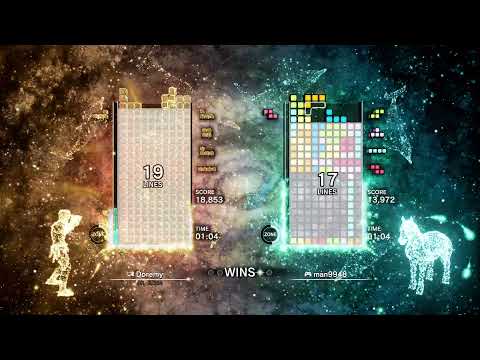 [Tetris Effect: Connected] murdering a horse with a 80-attack KIRBTRIS